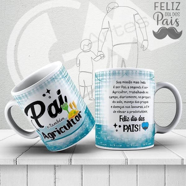 Caneca Dia dos Pais Profissão 1-10 - Imagem 3